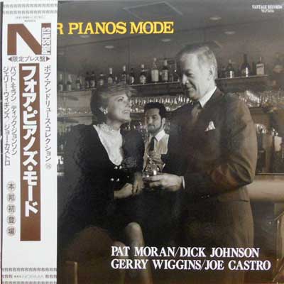 PAT MORAN DICK JOHNSON GERRY WIGGINS JOE CASTRO - Four Pianos Mode - LP