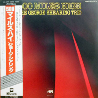 GEORGE SHEARING TRIO - 500 Miles High - Disque 33T