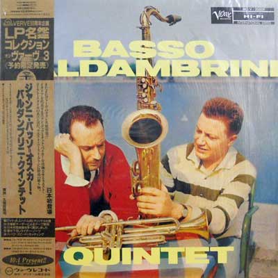 GIANNI BASSO OSCAR VALDAMBRINI - Basso Valdambrini Quintet - Disque 33T